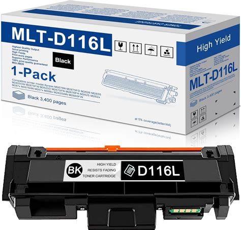 Amazon 1 Pack MLT D116L Compatible MLT D116L D116L Black Toner