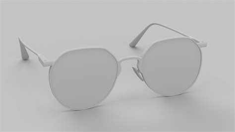 Marc Jacobs Metal Round Sunglasses 3d Model Cgtrader