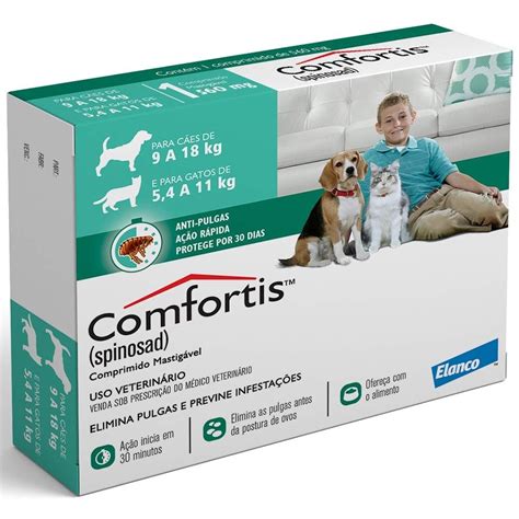 Remedio Antipulgas Comfortis Elanco 560mg Cães de 9 a 18 kg e Gatos