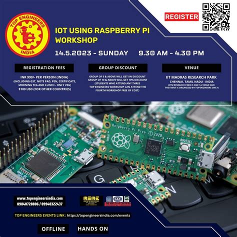 Iot Using Raspberry Pi Workshop 2023 Top Engineers Workshop Chennai