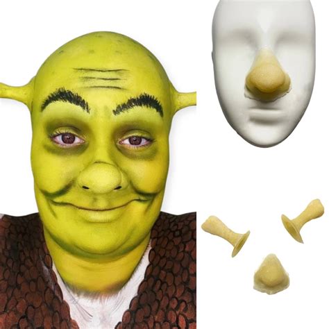 Shrek Nose and Ears Prosthetics Liquid Latex Character Prosthetics ...