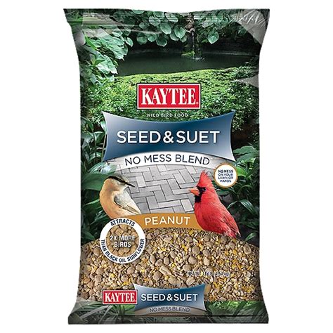 Kaytee Peanut Seed And Suet Wild Bird Food 10 Lb