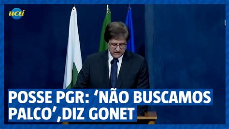 Posse PGR não buscamos palco nem holofote diz Gonet Vídeo Dailymotion