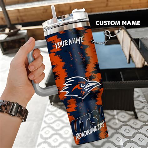 UTSA Roadrunners NCAA Custom Stanley Quencher 40oz Stainless Steel