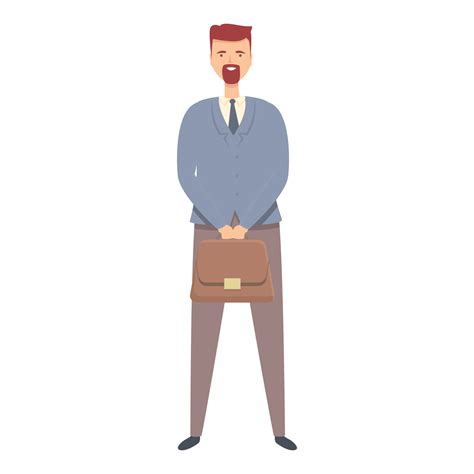 Bank manager icon cartoon vector. Small finance 14341339 Vector Art at ...