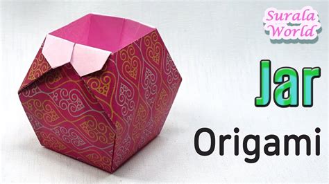 Origami Jar Tutorial: Fold Your Way to a Unique Container – easy ...