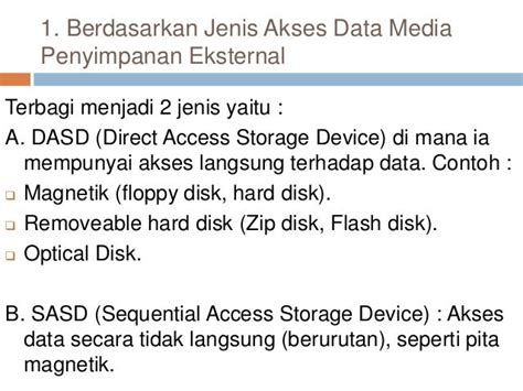 Media Penyimpanan Data Eksternal Magnetic Disk