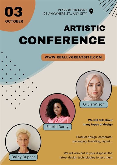 Free and customizable conference templates