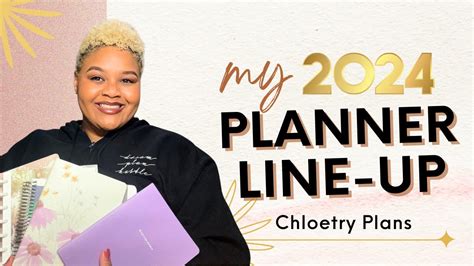 2024 Planner Line Up Chloetry Plans YouTube