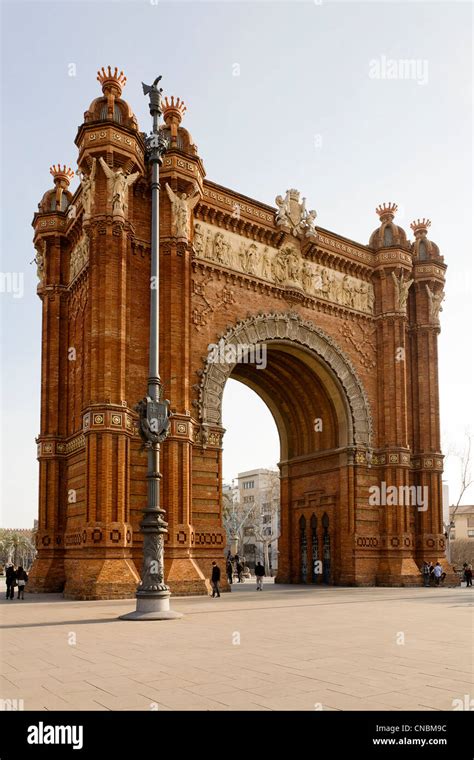 Arc De Triomf Barcelona Stock Photo Alamy