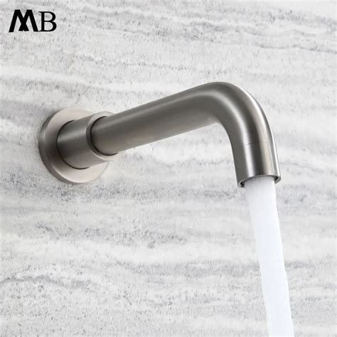 Wall Mounted Shower Spout Faucets Bath Tub Shower Mixer Faucet Spout 304 Stainless Steel