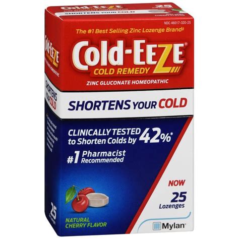 Cold-Eeze Cherry Cold Remedy Lozenges, 25 Count | Silver Rod Pharmacy