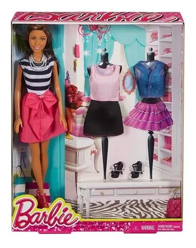 Boneca Barbie Negra Morena Roupa Conjunto Sapato Bolsa Top Mercadolivre