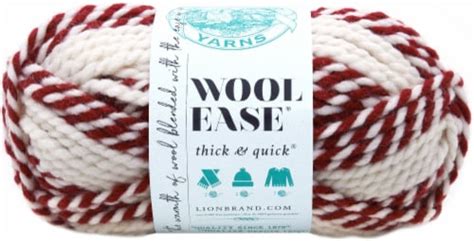 Lion Brand Wool Ease Thick Quick Yarn Red Beacon 1 Count Ralphs