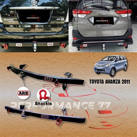 Jual Towing Bar Arb Besi Bumper Belakang Full Plus Anting Toyota Avanza