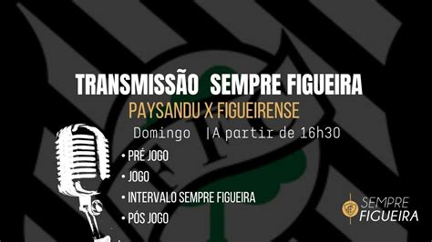 Transmissão Sempre Figueira Ao Vivo Paysandu X Figueirense Youtube