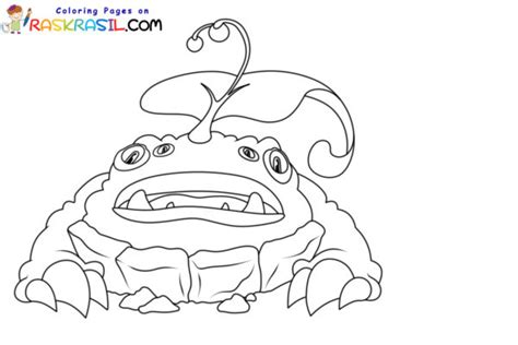 My Singing Monsters Coloring Pages Raskrasil