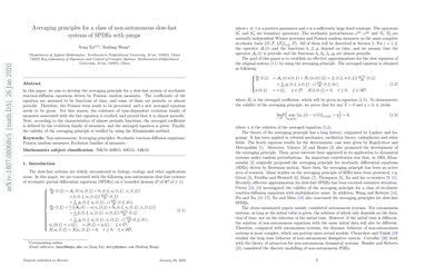 Averaging Principles For Non Autonomous Two Time Scale Stochastic