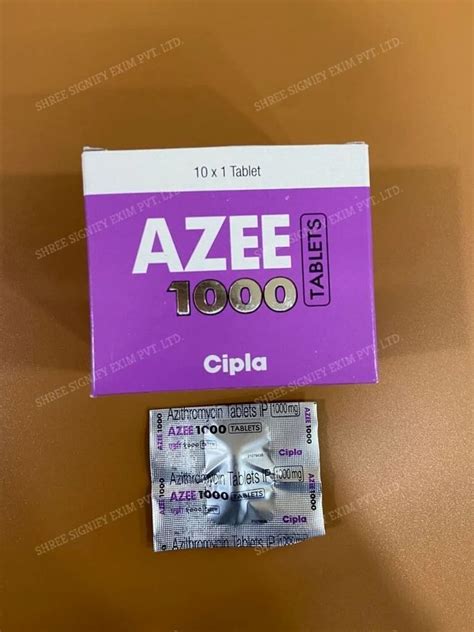 Azee Azithromycin Mg Antibiotic Medicine Packaging Size X At