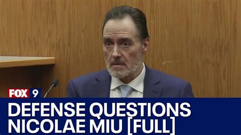 Apple River Stabbing Trial Defense Questions Nicolae Miu Full Youtube