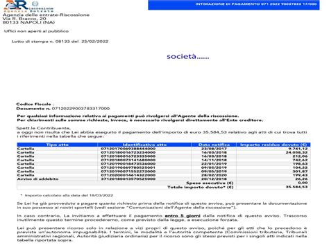 Lintimazione Di Pagamento Dellagenzia Delle Entrate Riscossione