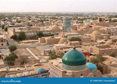 Panoramic View Of Khiva Chiva Heva Xiva Chiwa Khiveh Xorazm