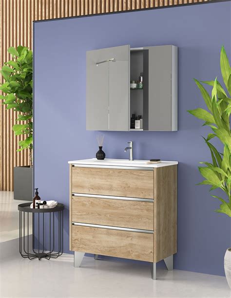 Mueble baño con lavabo fondo reducido SIENA de Coycama