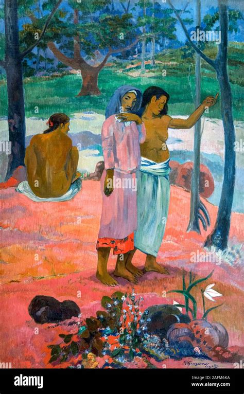 The Call By Paul Gauguin 1848 1903 Oil On Canvas 1902 Stock Photo