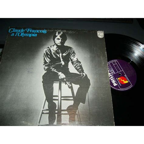 Claude françois a l olympia pressage canadien de Claude François 33T