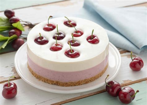 Cheesecake Con Le Ciliegie Ricetta Cheesecake Idee Alimentari Dolci