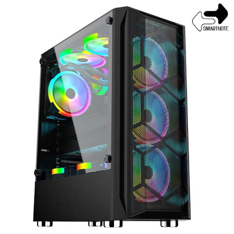 Atrix Tempered Glass Computer Case With Rgb Ubicaciondepersonas Cdmx