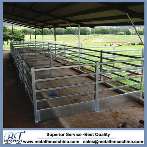 Oval Bars Portable Cattle Yard Panel China Portable Cattle Panel