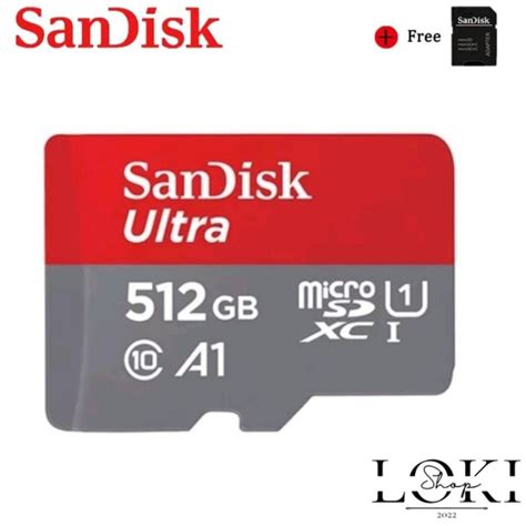 Cartão de memória Sandisk micro SD 512gb 1 T Ultra armazenamento