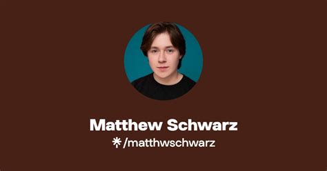 Matthew Schwarz Instagram Linktree