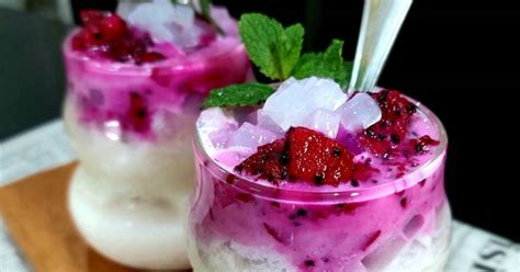 Resep Smoothie Sirsak Nata De Coco Naga Merah Oleh Susi Darmawan