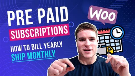 Woocommerce Subscriptions How To Create A Prepaid Subscription Youtube