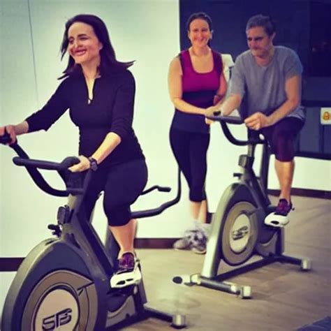 Sheryl Sandberg At SoulCycle Trending On Instagram Stable Diffusion