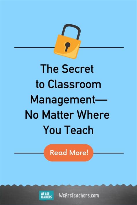 The Secret To Classroom Management—no Matter Where You Teach