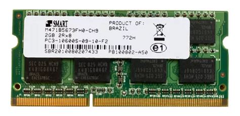 Memória Ddr3 Smart 2gb 2rx8 Pc3 10600s 1333mh Parcelamento sem juros