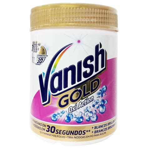 Quitamanchas En Polvo Vanish Gold Oxi Action White Y Vanish Oxi Action