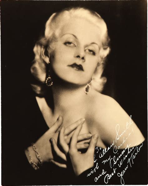 Jean Harlow Mgm 1930s Mama Jean Autographed Portrait Photo Lot 84158 Heritage Auctions