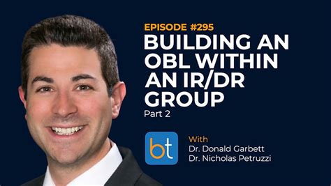 Building An Obl Within An Irdr Group Part 2 Backtable Vi Podcast