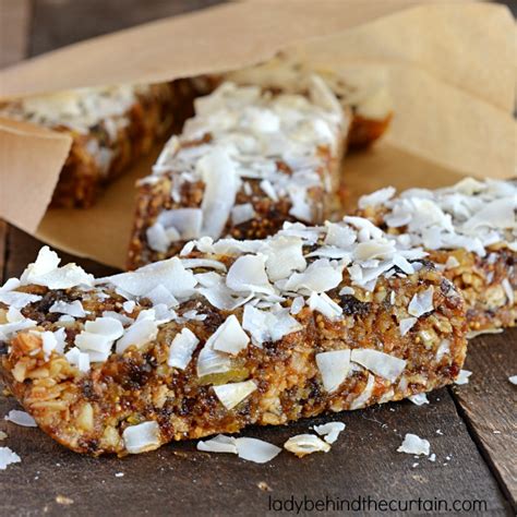 No Bake Fruit And Nut Energy Bar Recipe