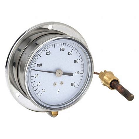 30° To 180°f 3 5 In Dial Dia Analog Panel Mount Thermometer 12u636 12u636 Grainger