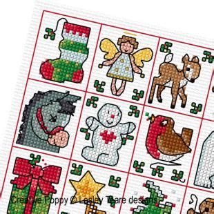 25 Christmas Tag Motifscross Stitch Patternby Lesley Teare Designs