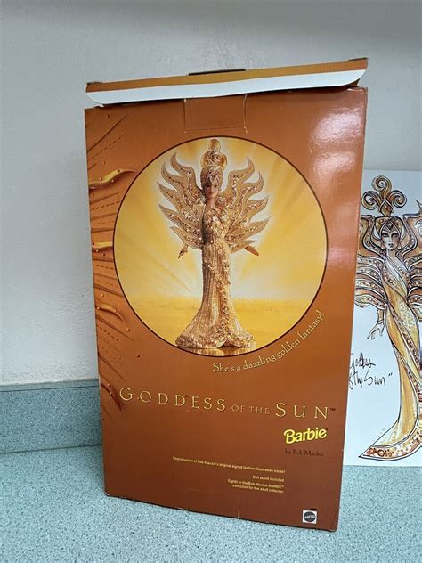 Goddess Of The Sun Bob Mackie Barbie Doll 1995 Mattel 14056 Nrfb Ebay