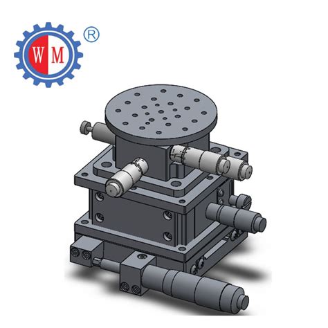 Five Axes Manual Stage Table With Fine Angle Adjustment China Manual