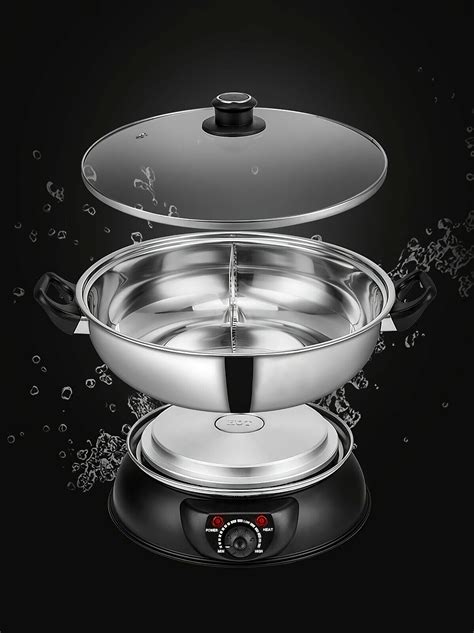 Sonya Shabu Shabu Hot Pot Electric Mongolian Hot Pot W DIVIDER 5L EBay