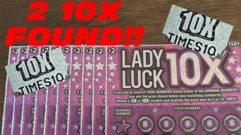 🟣lady Luck 10x 🟣 Profit Time 🟣 Ohio Lottery Scratch Offs 🟣 Youtube