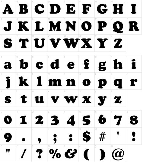 Cooper Black Five Font Download